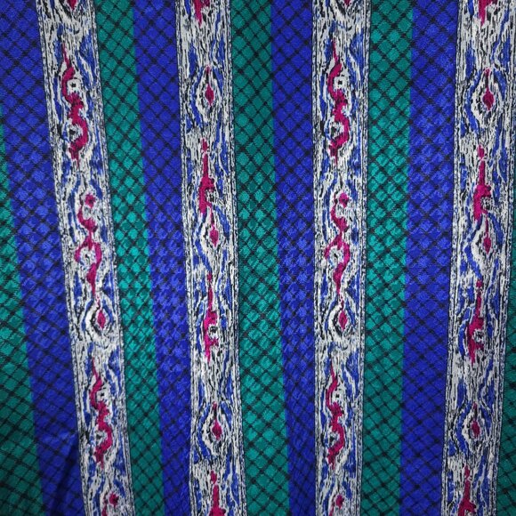 Vintage Retro Tie Neck Secretary Blouse - Picture 3 of 8